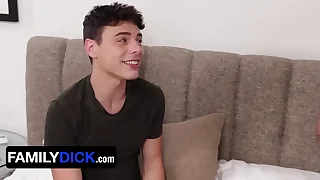 FamilyDick - Huge Muscular Stud Jax Phoenix Wraps His Plump Lips Around Stepson's Unending Cock